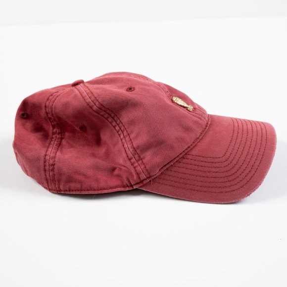 Nashawtuc CC Country Club red hat w/ 1960 Gold logo by American Needle - Picture 7 of 9
